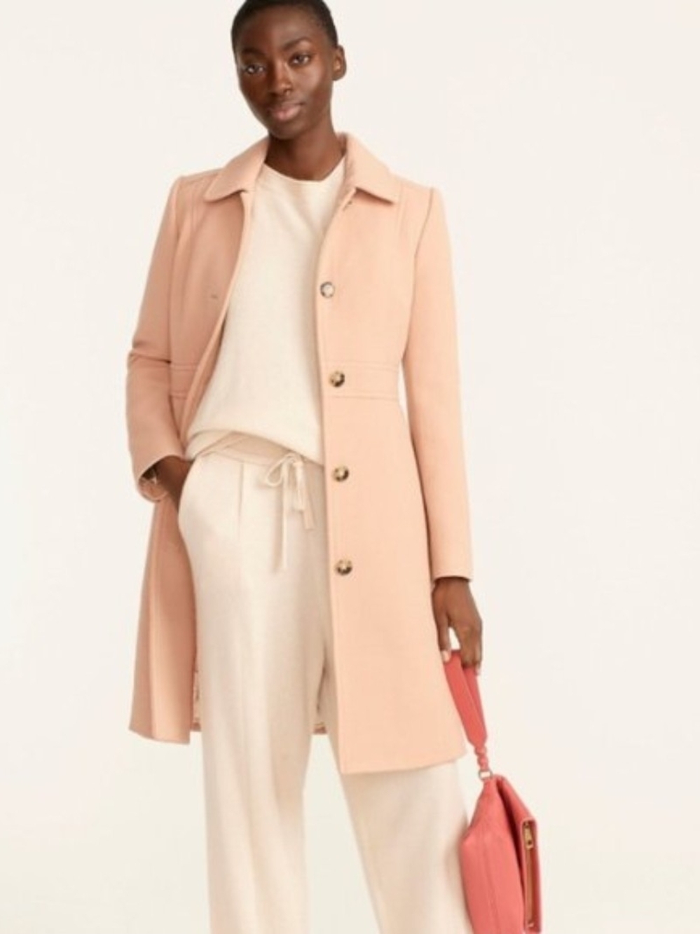 J.Crew Classic lady day coat in Italian double-cloth wool with Thinsulate size 4